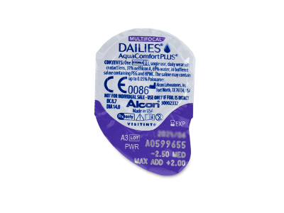 Dailies AquaComfort Plus Multifocal (90 lenti) - Blister della lente