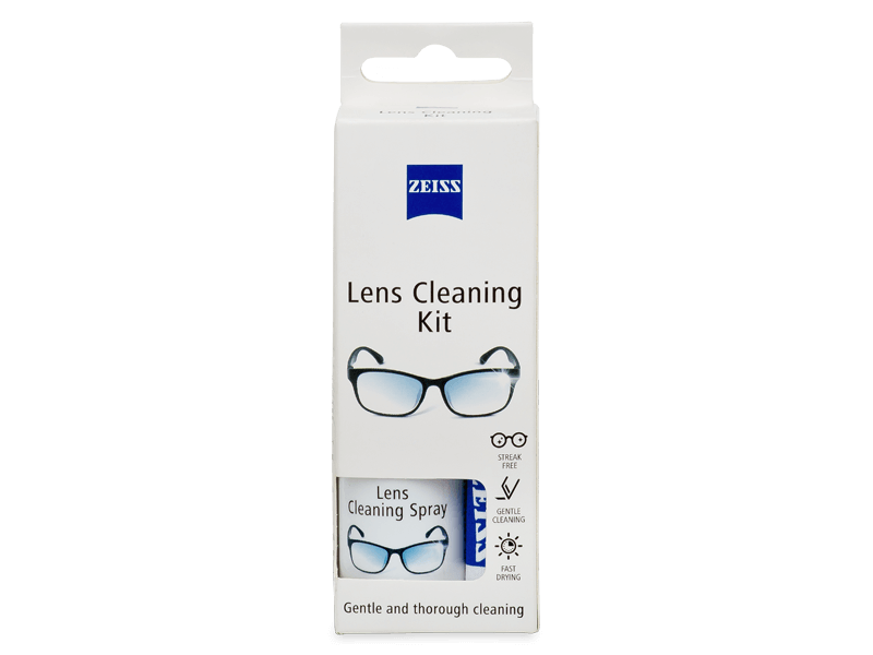 ZEISS, spray per la pulizia degli occhiali, con 240 ml di contenuto, per  una pulizia delicata e accurata delle lenti, senza alcool : :  Salute e cura della persona