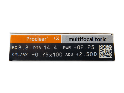 Proclear Multifocal Toric (3 lenti) - Caratteristiche generali