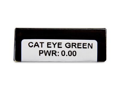 CRAZY LENS - Cat Eye Green - giornaliere non correttive (2 lenti) - Caratteristiche generali