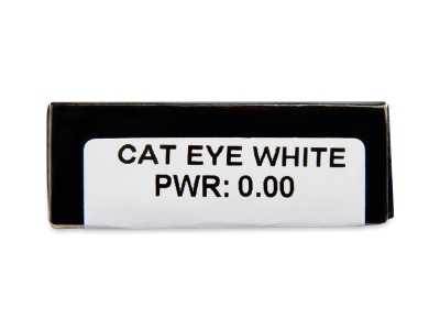 CRAZY LENS - Cat Eye White - giornaliere non correttive (2 lenti) - Caratteristiche generali