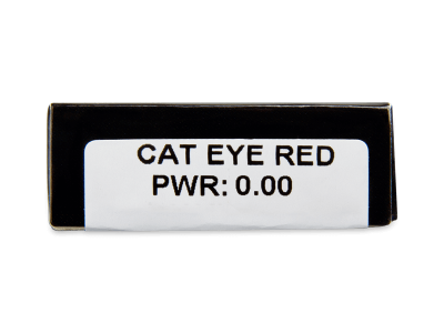 CRAZY LENS - Cat Eye Red - giornaliere non correttive (2 lenti) - Caratteristiche generali