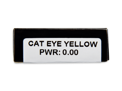 CRAZY LENS - Cat Eye Yellow - giornaliere non correttive (2 lenti) - Caratteristiche generali