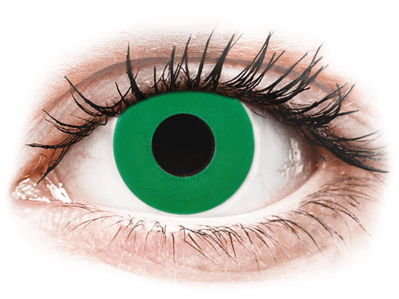 CRAZY LENS - Emerald Green - giornaliere correttive (2 lenti) - Lenti a contatto colorate