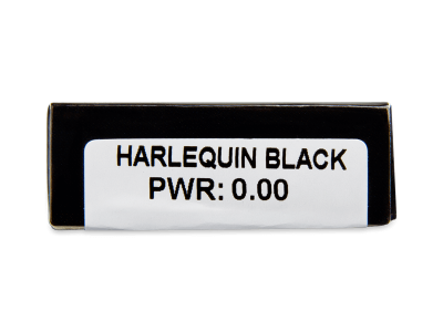 CRAZY LENS - Harlequin Black - giornaliere non correttive (2 lenti) - Caratteristiche generali