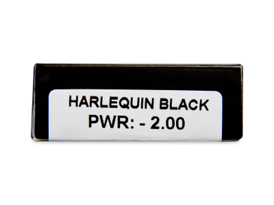 CRAZY LENS - Harlequin Black - giornaliere correttive (2 lenti) - Caratteristiche generali