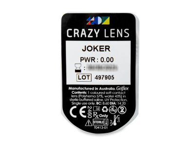 CRAZY LENS - Joker - giornaliere non correttive (2 lenti) - Blister della lente