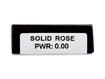 CRAZY LENS - Solid Rose - giornaliere non correttive (2 lenti) - Caratteristiche generali