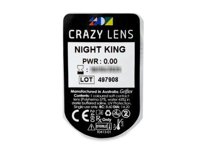 CRAZY LENS - Night King - giornaliere non correttive (2 lenti) - Blister della lente