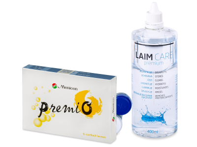 Menicon PremiO (6 lenti) + Soluzione Laim-Care 400 ml