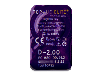 TopVue Elite+ (90 lenti) - Blister della lente