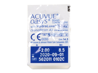 Acuvue Oasys 1-Day with Hydraluxe (30 lenti) - Blister della lente