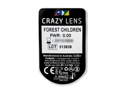 CRAZY LENS - Forest Children - giornaliere non correttive (2 lenti) - Blister della lente