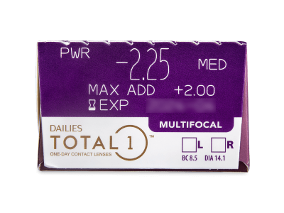 Dailies TOTAL1 Multifocal (30 lenti) - Caratteristiche generali