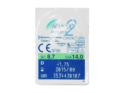 Acuvue 2 (6 lenti) - Blister della lente