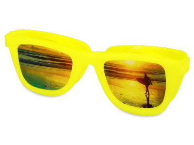 Astuccio porta lenti OptiShades - giallo 