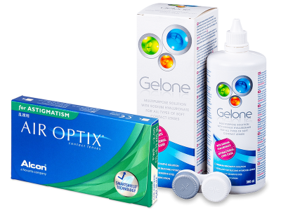 Air Optix for Astigmatism (3 lenti) + soluzione Gelone 360 ml