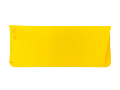 Custodia morbida per occhiali Crullé - giallo 