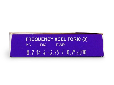 FREQUENCY XCEL TORIC (3 lenti) - Caratteristiche generali