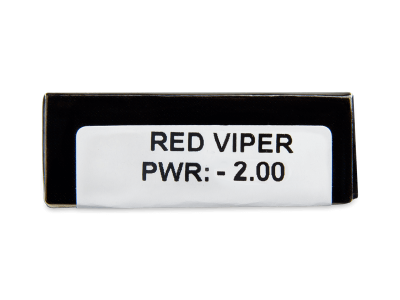 CRAZY LENS - Red Viper - giornaliere correttive (2 lenti) - Caratteristiche generali