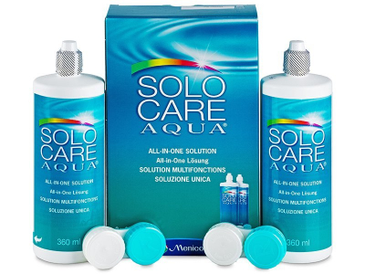 Soluzione SoloCare Aqua 2 x 360ml  - Precedente e nuovo design