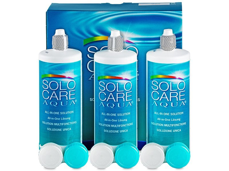 Soluzione SoloCare Aqua 3 x 360 ml  - Economy 3-pack - solution
