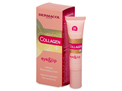 Dermacol crema rigenerante per labbra e contorno occhi Collagen+ 15 ml 