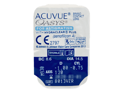 Acuvue Oasys for Astigmatism (6 lenti) - Blister della lente