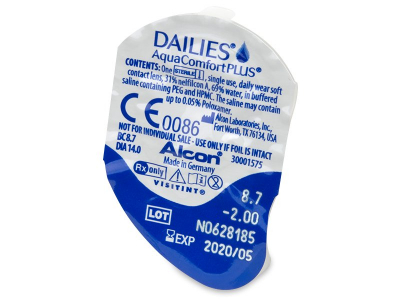 Dailies AquaComfort Plus (90 lenti) - Blister della lente