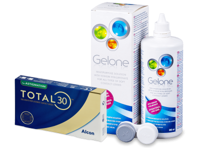 TOTAL30 for Astigmatism (3 lenti) + Soluzione Gelone 360 ml