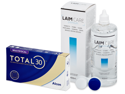TOTAL30 Multifocal (3 lenti) + soluzione Laim-Care 400 ml
