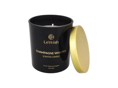 Candela profumata LeWish - Champagne Whisper 