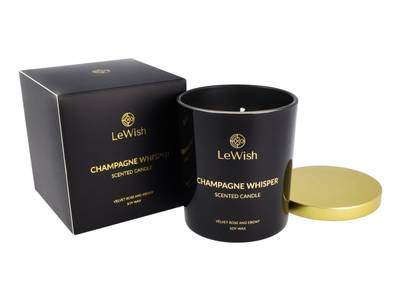 Candela profumata LeWish - Champagne Whisper 