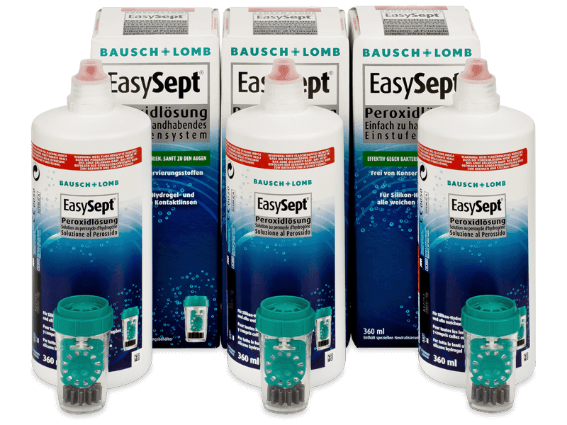 Soluzione EasySept Peroxide 3 x 360 ml - Economy 3-pack - solution