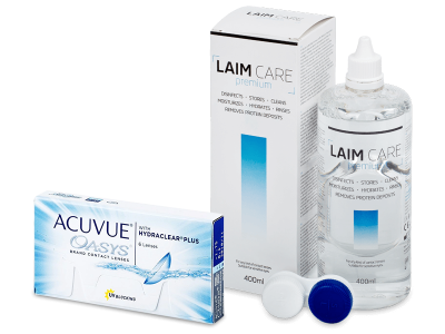 Acuvue Oasys (6 lenti) + soluzione Laim-Care 400 ml