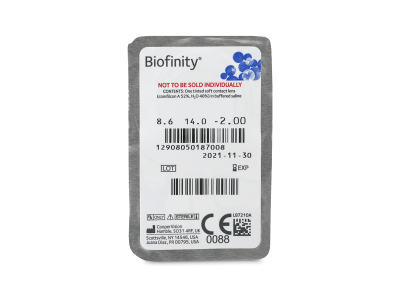 Biofinity (3 lenti) - Blister della lente