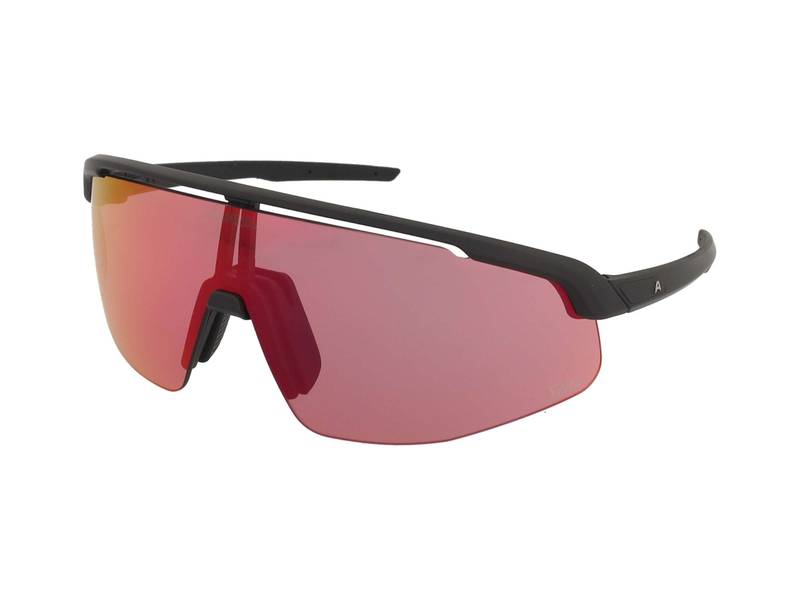Alpina Turbo Pro Q-Lite Black Matt/Red Mirror 