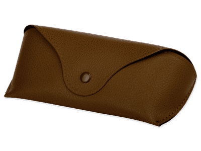 Custodia Per Occhiali Morbida Custodie Per Occhiali In Pelle - Set Da 2 ( Marrone E Nero), Morbide - Foto 11