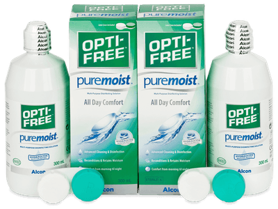 Soluzione OPTI-FREE PureMoist 2x 300 ml - Economy duo pack - solution