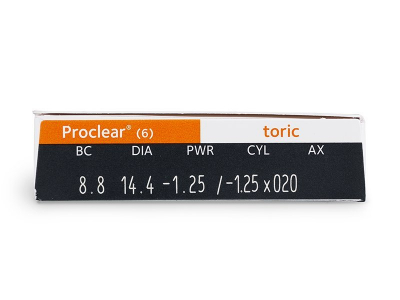 Proclear Toric (6 lenti) - Caratteristiche generali