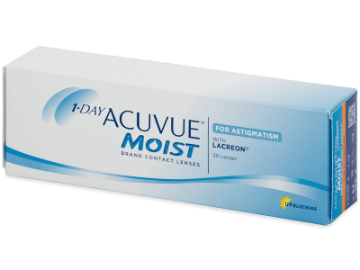 1 Day Acuvue Moist for Astigmatism (30 lenti) - Lenti a contatto toriche