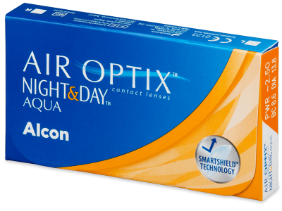 Air Optix Night and Day Aqua (3 lenti) - Lenti a contatto mensili